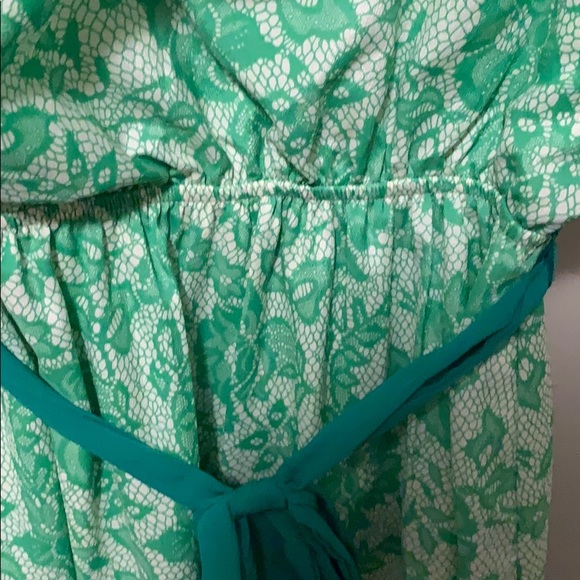 Green Peaches and Cream dress - Picture 4 of 5